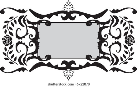 Baroque style  frame