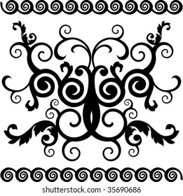 Baroque Vector Pattern Stock Vector (Royalty Free) 35690686 | Shutterstock