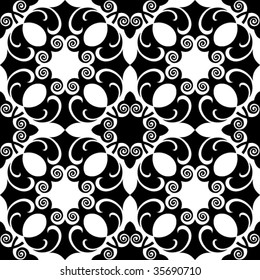 baroque vector pattern