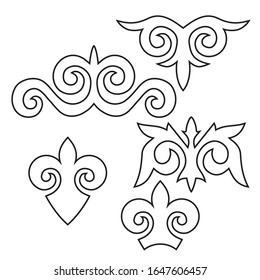Baroque vector of vintage element for design. Decorative design element.