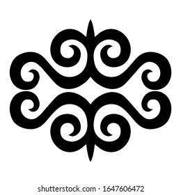 Baroque vector of vintage element for design. Decorative design element.