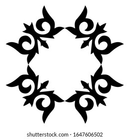 Baroque vector of vintage element for design. Decorative design element.