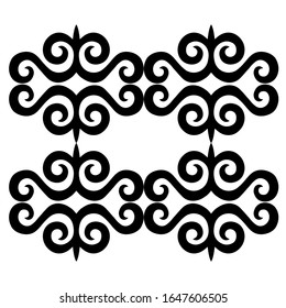 Baroque vector of vintage element for design. Decorative design element.