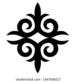 Baroque vector of vintage element for design. Decorative design element.
