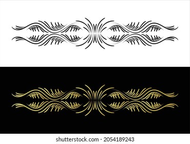 Baroque vector of vintage element for design. Decorative design element filigree calligraphy vector.