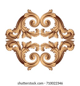 Baroque vector of vintage element for design. Decorative design element filigree calligraphy vector. You can use for wedding decoration of greeting card and laser cutting.