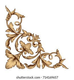 Baroque vector of vintage element for design. Decorative design element filigree calligraphy vector. You can use for wedding decoration of greeting card and laser cutting.