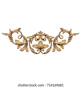 Baroque vector of vintage element for design. Decorative design element filigree calligraphy vector. You can use for wedding decoration of greeting card and laser cutting.