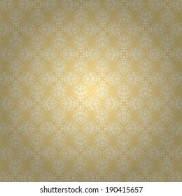 Baroque wallpaper conception gold