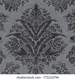 baroque wallpaper pattern. ornamental flowers. Vector texture. lace pattern with flowers. Infinitely wallpaper, decoration for your design, lingerie and jewelry.