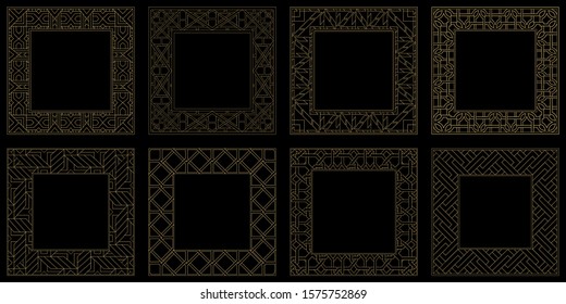 Baroque-style patterns. Ornaments. Vintage frame. Greeting card. Wedding invitation. Retro style. Wenzel, decorative frames. Vector logo, template, labels, and icons. Vector illustration.