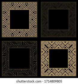 Baroque-style patterns. Ornaments. Vintage frame. Greeting card. Wedding invitation. Retro style. Wenzel, decorative frames. Vector logo, template, labels, and icons. Vector illustration.