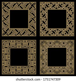 Baroque-style patterns. Ornaments. Vintage frame. Greeting card. Wedding invitation. Retro style. Wenzel, decorative frames. Vector logo, template, labels, and icons. Vector illustration.