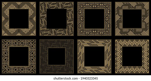 Baroque-style patterns. Ornaments. Vintage frame. Greeting card. Wedding invitation. Retro style. Wenzel, decorative frames. Vector logo, template, labels, and icons. Vector illustration.
