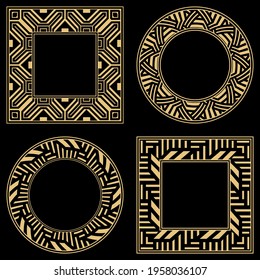 Baroque-style patterns. Ornaments. Vintage frame. Greeting card. Wedding invitation. Retro style. Wenzel, decorative frames. Vector logo, template, labels, and icons. Vector illustration.