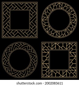 Baroque-style patterns. Ornaments. Vintage frame. Greeting card. Wedding invitation. Retro style. Wenzel, decorative frames. Vector logo, template, labels, and icons. Vector illustration.