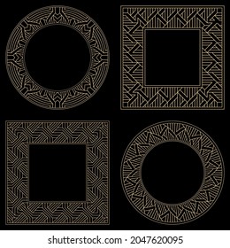 Baroque-style patterns. Ornaments. Vintage frame. Greeting card. Wedding invitation. Retro style. Wenzel, decorative frames. Vector logo, template, labels, and icons. Vector illustration.