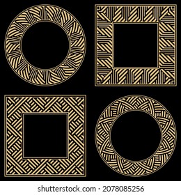 Baroque-style patterns. Ornaments. Vintage frame. Greeting card. Wedding invitation. Retro style. Wenzel, decorative frames. Vector logo, template, labels, and icons. Vector illustration.