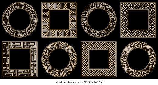 Baroque-style patterns. Ornaments. Vintage frame. Greeting card. Wedding invitation. Retro style. Wenzel, decorative frames. Vector logo, template, labels, and icons. Vector illustration.