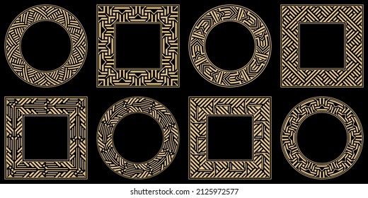 Baroque-style patterns. Ornaments. Vintage frame. Greeting card. Wedding invitation. Retro style. Wenzel, decorative frames. Vector logo, template, labels, and icons. Vector illustration.