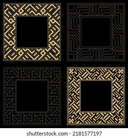 Baroque-style patterns. Ornaments. Vintage frame. Greeting card. Wedding invitation. Retro style. Wenzel, decorative frames. Vector logo, template, labels, and icons. Vector illustration.