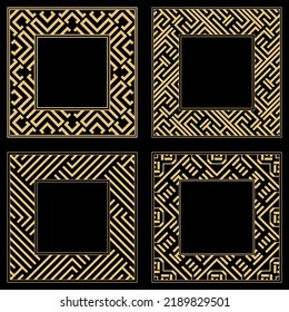 Patrones de estilo barroco. Ornamentos. Marco vintage. Tarjeta de felicitación. Invitación a la boda. Estilo retro. Wenzel, cuadros decorativos. Logo vector, plantilla, etiquetas e iconos. Ilustración vectorial.