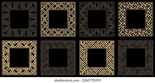 Baroque-style patterns. Ornaments. Vintage frame. Greeting card. Wedding invitation. Retro style. Wenzel, decorative frames. Vector logo, template, labels, and icons. Vector illustration.