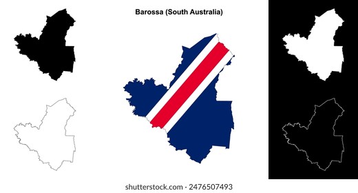 Barossa (Südaustralien) Outline-Kartenset