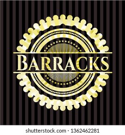 Barracks golden emblem
