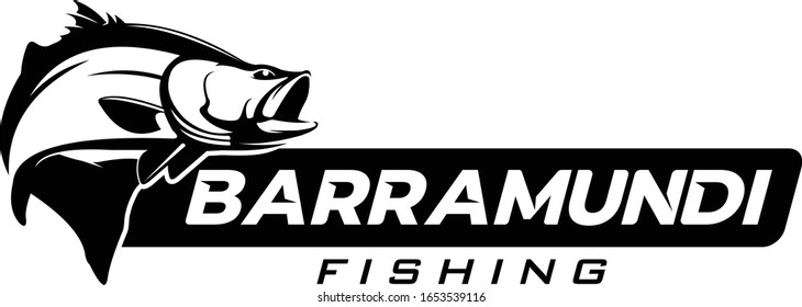 Barramundi Logo, Strong Bold & Unique Logo for Barramundi Fishing Activity