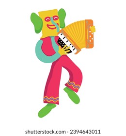 barranquilla carnival marimonda vector isolated