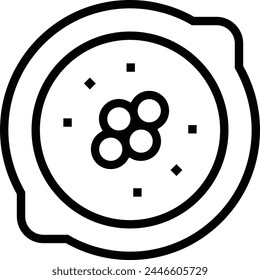 barreado icon. Thin linear style design isolated on white background