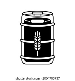línea de bebidas de barril aislado