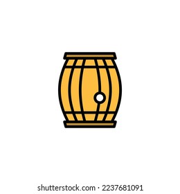 barrel beer icon vector design templates 