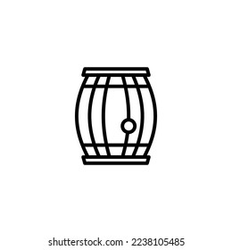 barrel beer icon vector design templates 