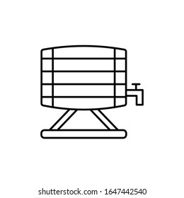 Barrel, beer, pub icon. Simple line, outline vector elements of Patrick's day icons for ui and ux, website or mobile application