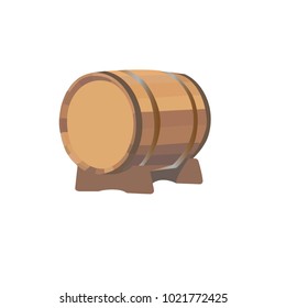 a barrel for beer, wine and etc.