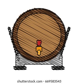 Barrel beverage dispenser