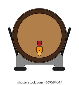Barrel beverage dispenser