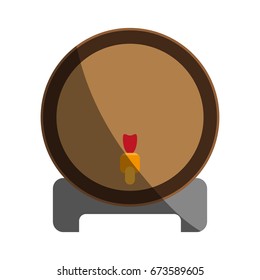 Barrel beverage dispenser