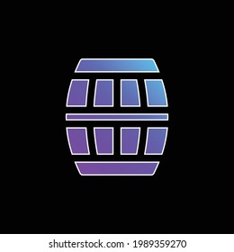 Icono de vector de gradiente azul de barras