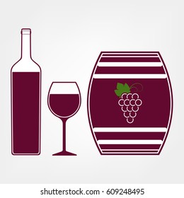 Barrel bottle goblet