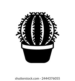 Barrel Cactus icon in vector. Logotype