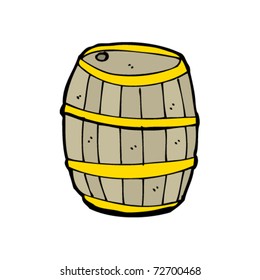caricatura de barril