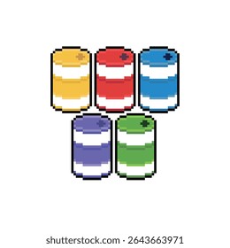 BARREL COLORS ICON PIXEL ART