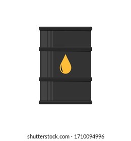 Barrel, container icon. Oil barrel. Isolated vector illustration.