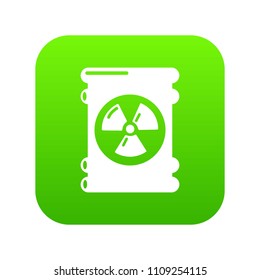 Barrel danger icon. Simple illustration of barrel danger vector icon for web