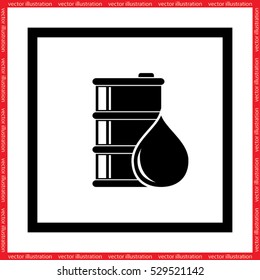 barrel and drop icon