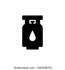 Barrel glyph icon black and white