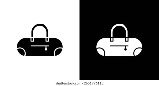 Icono de bolso de barril de un Vector de estilo plano